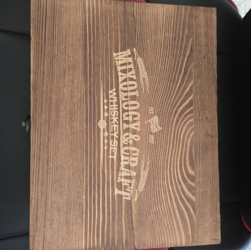 Mixology Whiskey Stones Gift Set with Two 10 oz Whiskey Glasses Extras - Picture 3 of 3